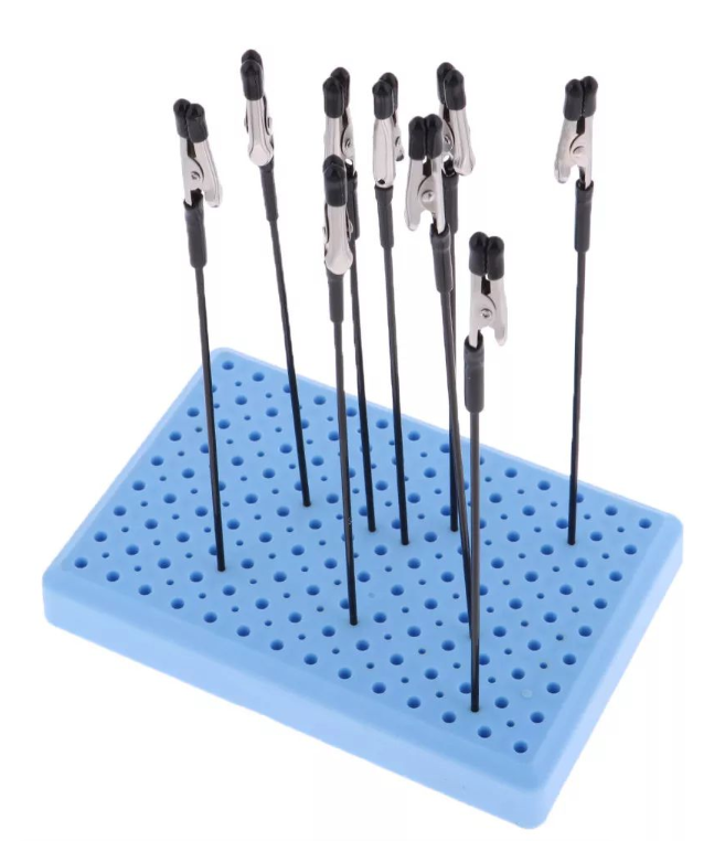 Airbrush Clamps and Standing base x 10 Wire alligator clips
