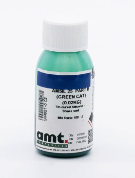 Amsil Silicone 25 is a 2-part RTV (room temperature vulcanizing) high performance, tin/condensation cure mould making silicone.