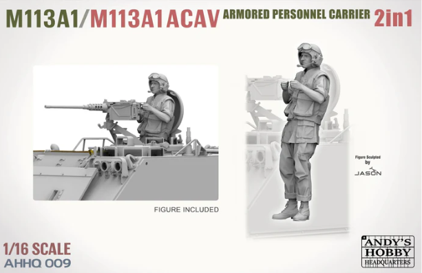 Andy's Hobby Headquarters AHHQ-009 - 1/16 M113 A1 /M113 A1 ACAV APC 2 in 1
