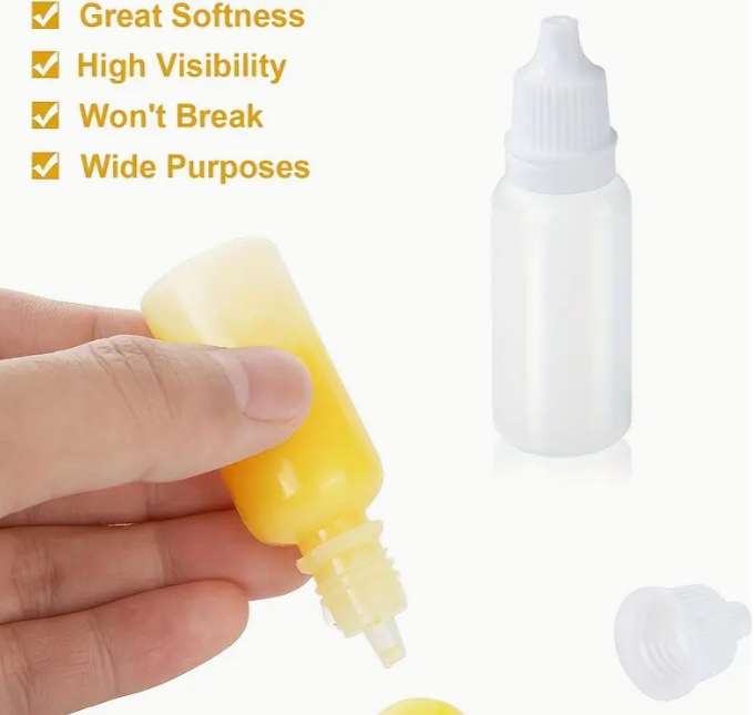 B039 - Empty Plastic Bottles x 6 in a pack - 20 ml
