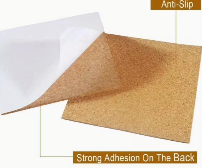 4 X Cork Squares - 10cm x 10cm