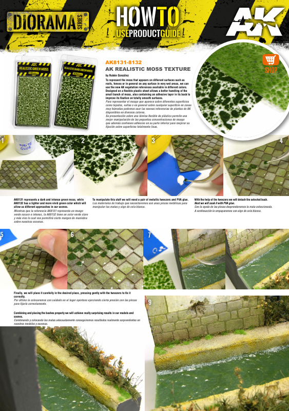 AK8132 - Realistic Green Moss