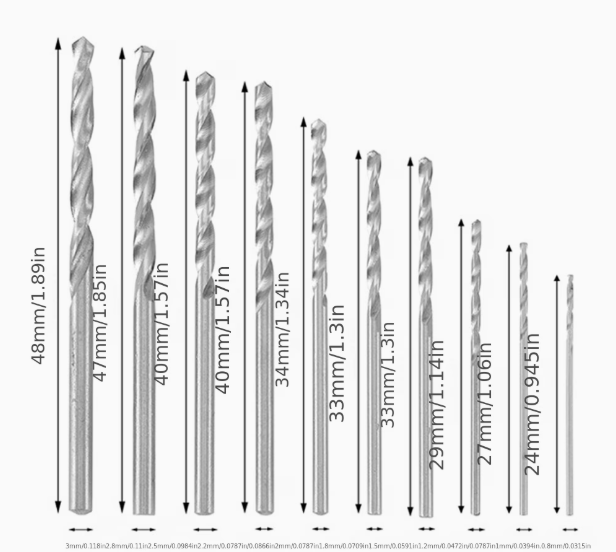 B045 - Drill Bit Tool with Drill Bits