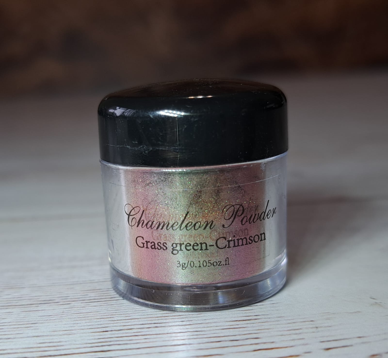 Chameleon Pigment Powders - Grass Green/Crimson - 3 grams