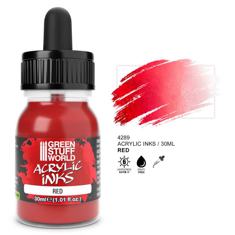 4289 - Acrylic Ink Opaque - Red
