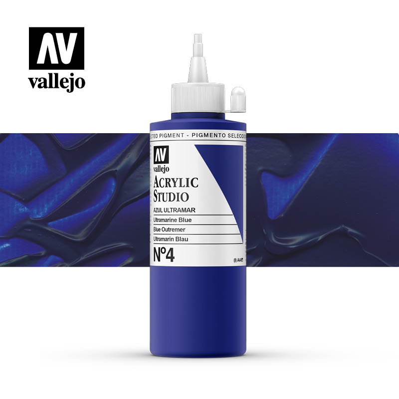 22.004 - Ultramarine Blue  - Acrylic Studio - 200 ml