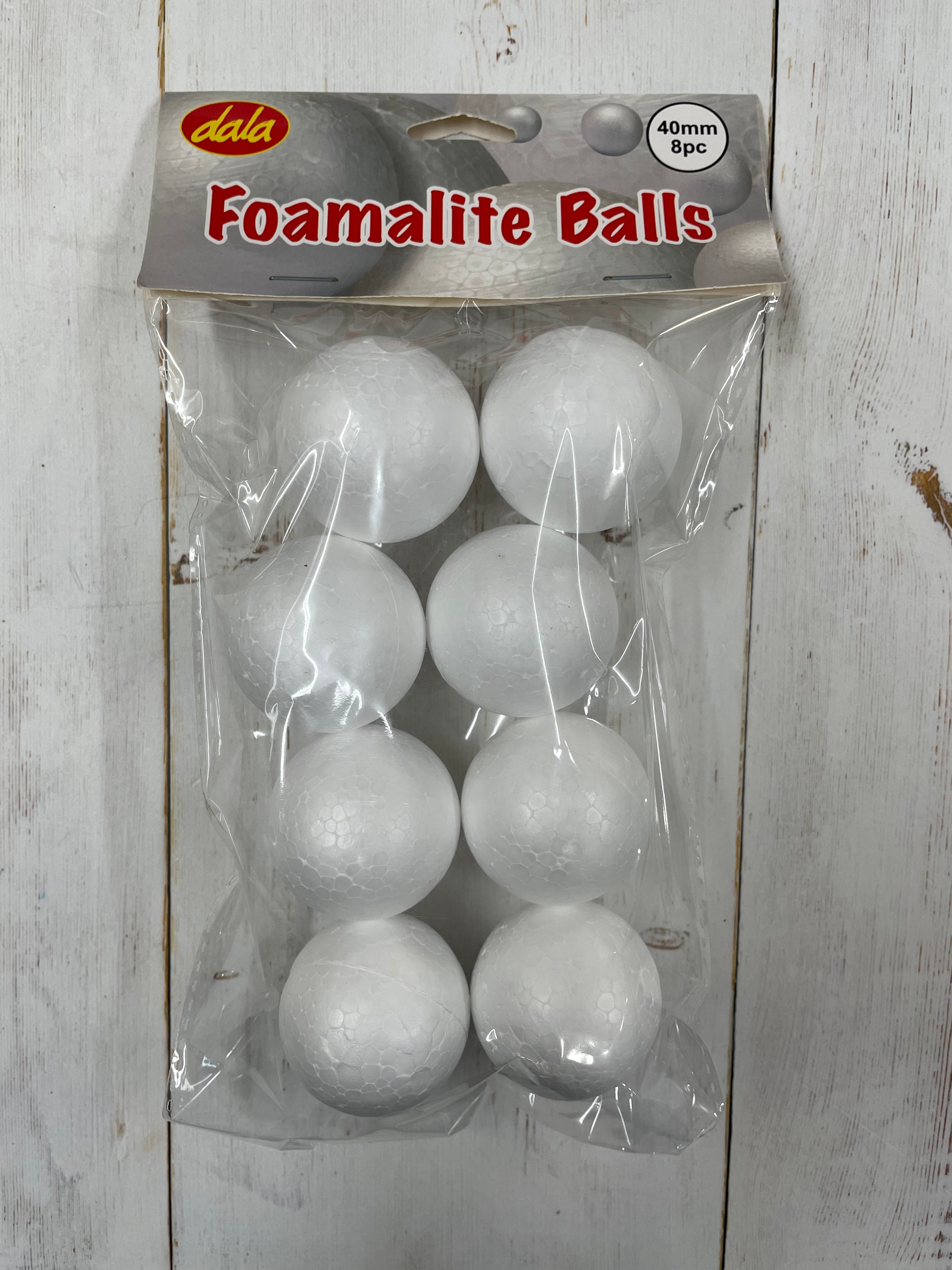 Foam balls - 40mm - 8PCS