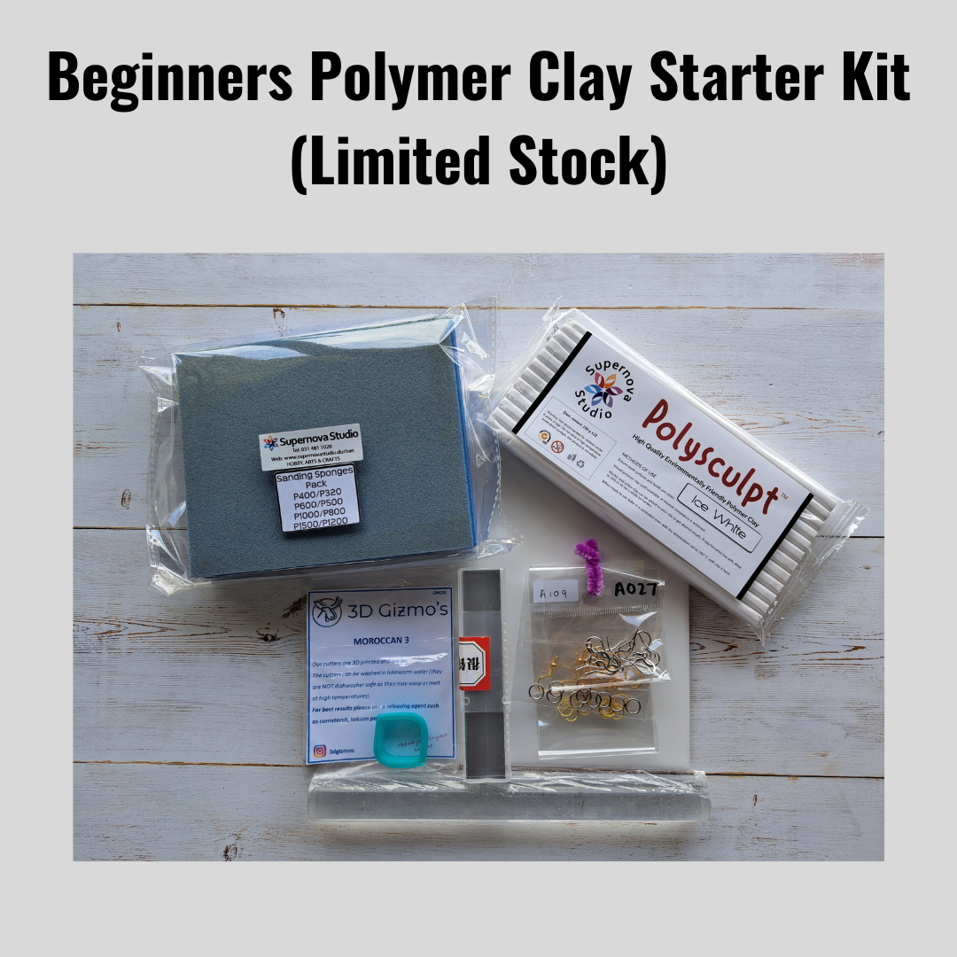 Beginners Polymer Clay Starter Kit (Limited Stock)