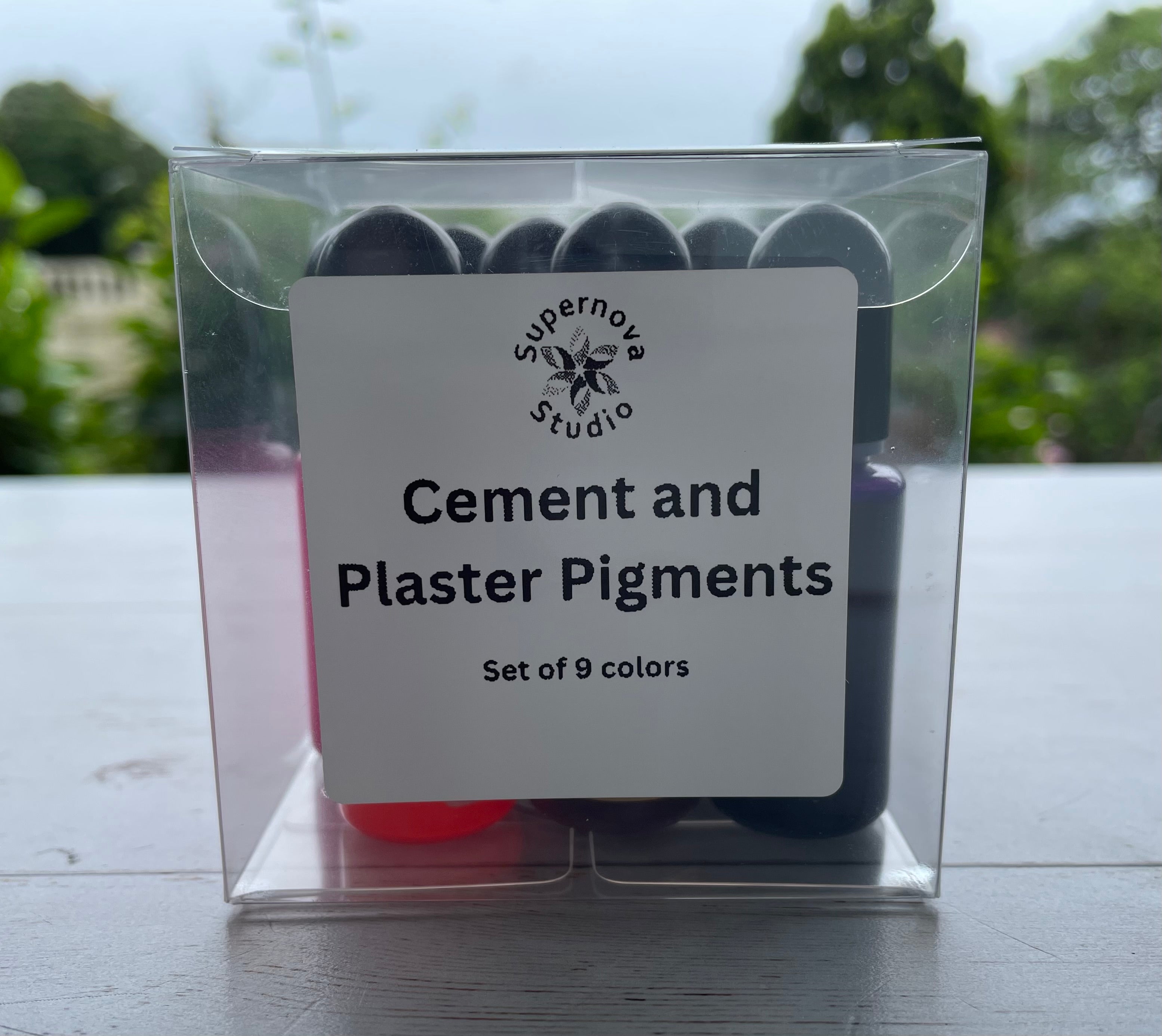 Cement and Plaster pigment Set -  (9 colors included)