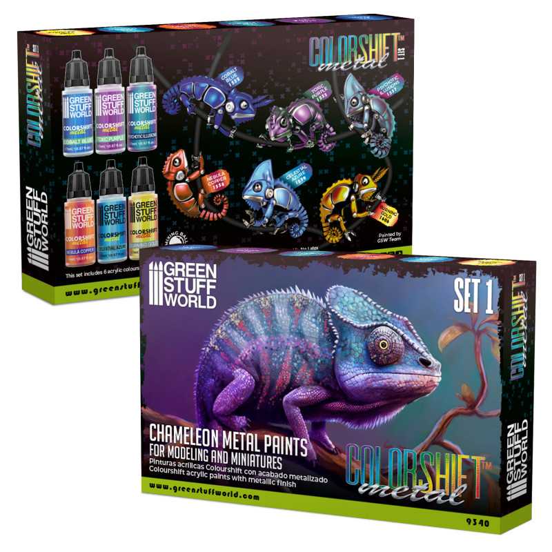 9340 - Colorshift Chameleon Metal Paints - Set 1