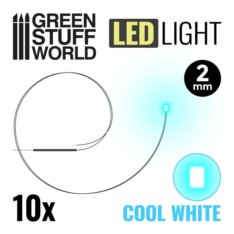 1479 - Cool White LED Lights - 2mm