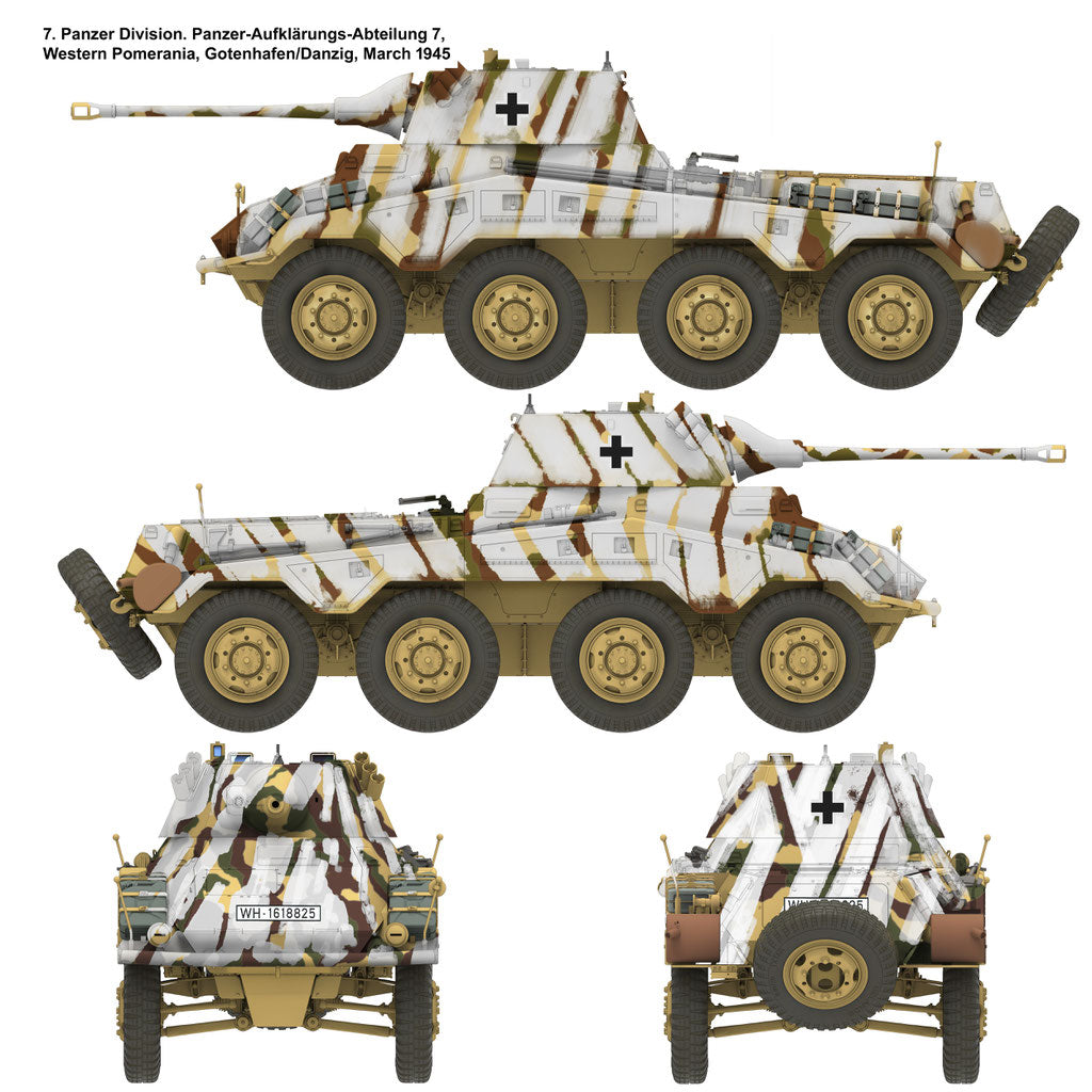 DW16006 - 1/16 -Sd.Kfz. 234/2 „Puma“ - FIGURE INCLUDED