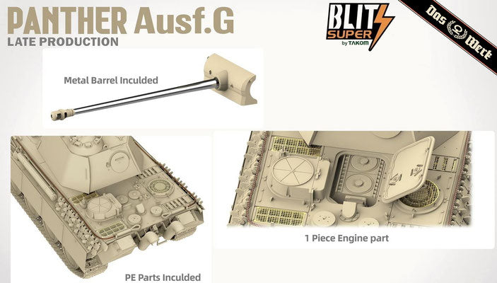 DW35041 - 1/35 -Panther Ausf. G Late Production Super Blit