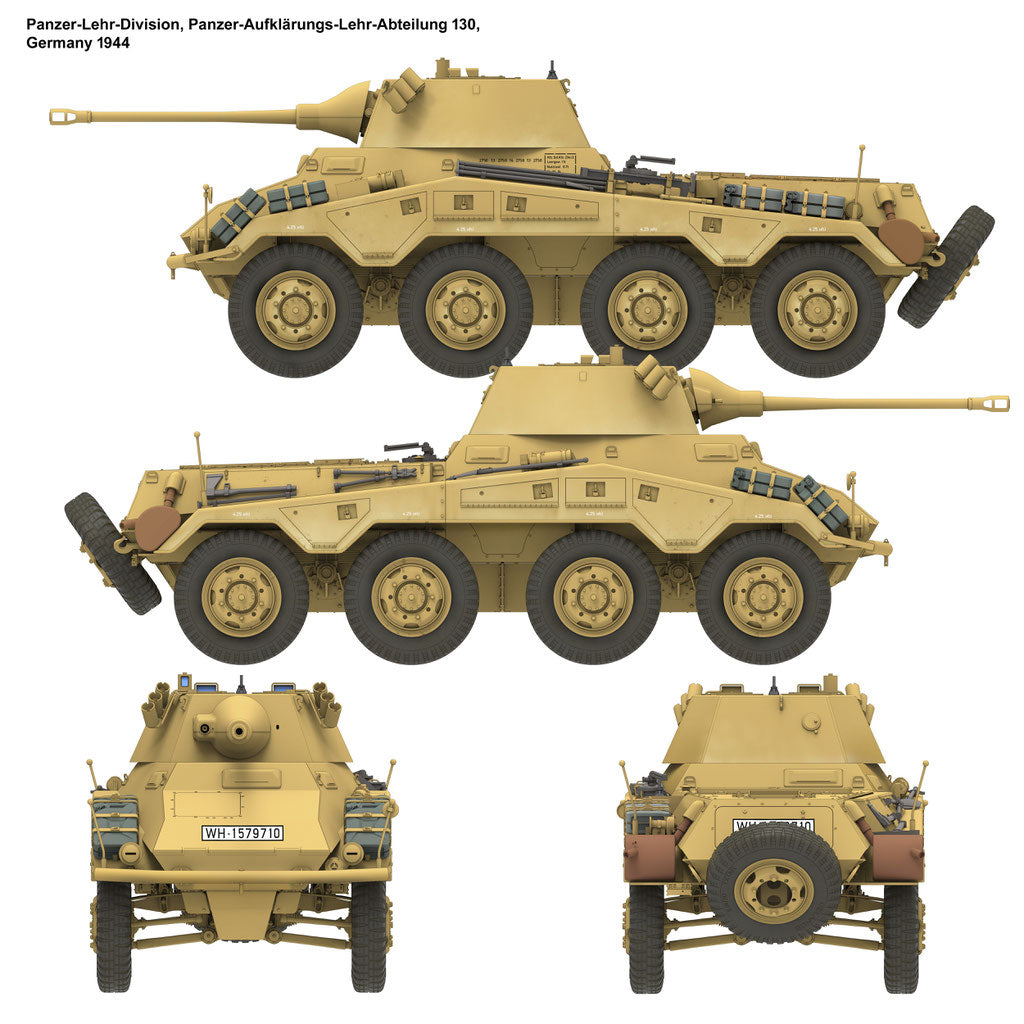 DW16006 - 1/16 -Sd.Kfz. 234/2 „Puma“ - FIGURE INCLUDED