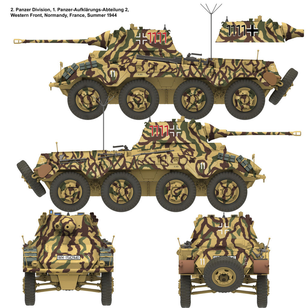 DW16006 - 1/16 -Sd.Kfz. 234/2 „Puma“ - FIGURE INCLUDED