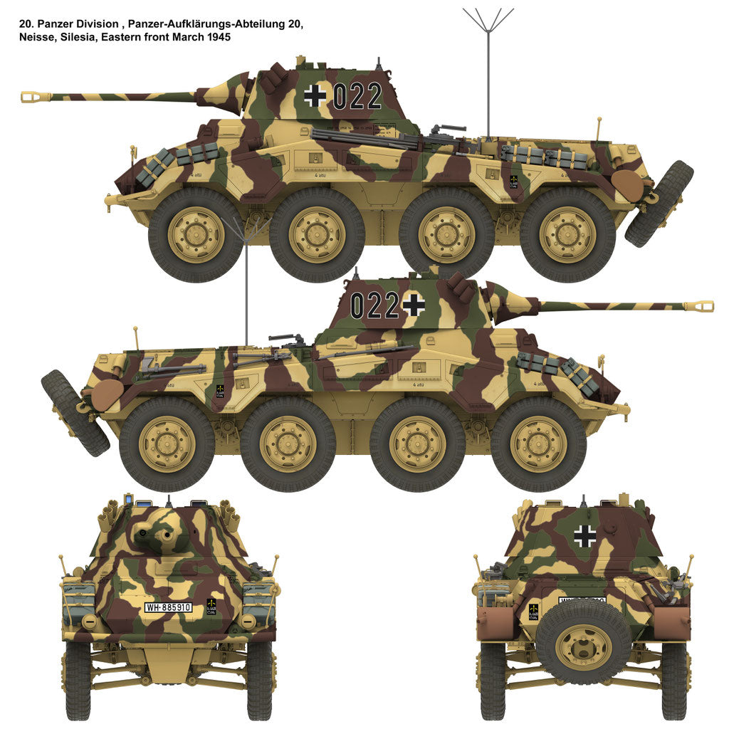 DW16006 - 1/16 -Sd.Kfz. 234/2 „Puma“ - FIGURE INCLUDED