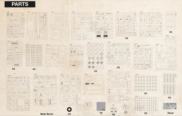 DW16022 -  1/16 - Sd.Kfz. 251/22 Ausf. D "Pakwagen" - No Figures Included
