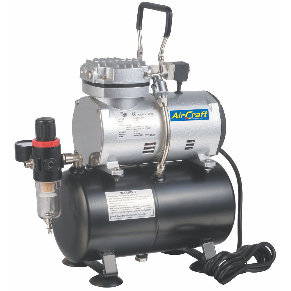 Aircraft Compressor - Compressor For Airbrush 1cyl On Tank 3ltr