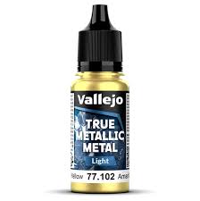77.102 - Radiant Yellow - Vallejo True Metallic Metal (18ml) - Light