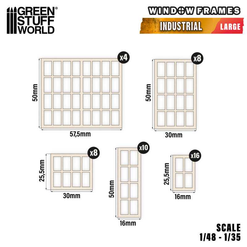 13705 - Industrial Miniature Windows - Large