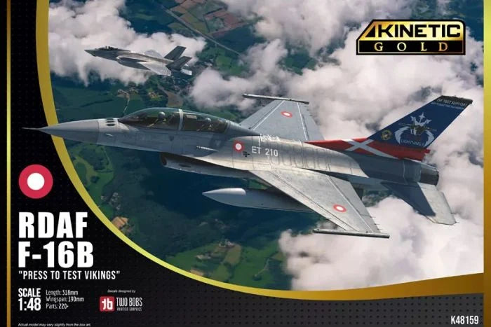 KIN48159 - Kinetic 1/48 F-16B Royal Danish Air Force Viper