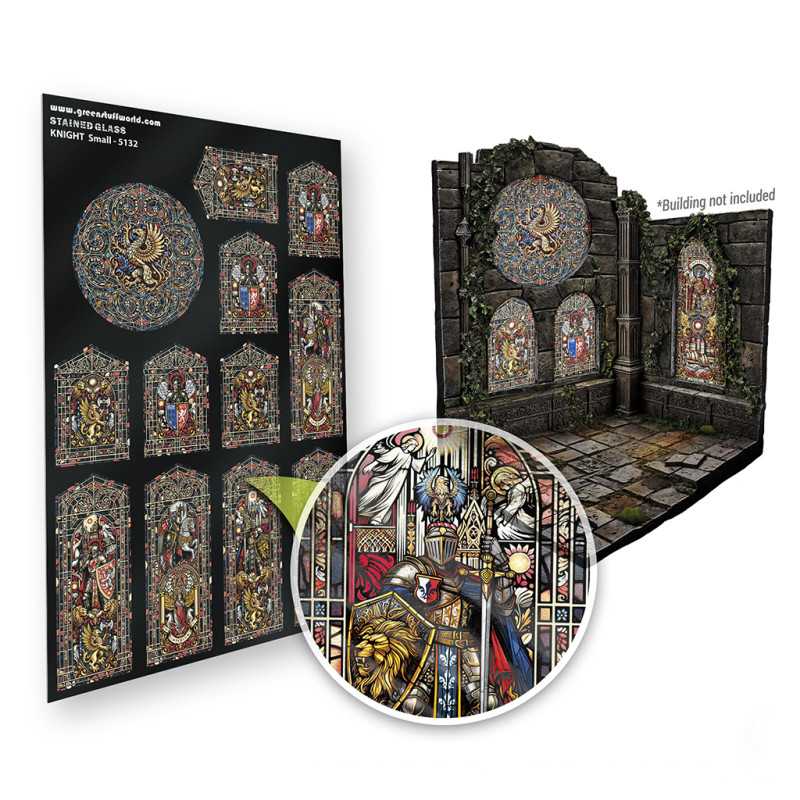 5132 - Knight Stained Glass - Small