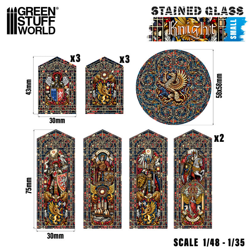 5132 - Knight Stained Glass - Small