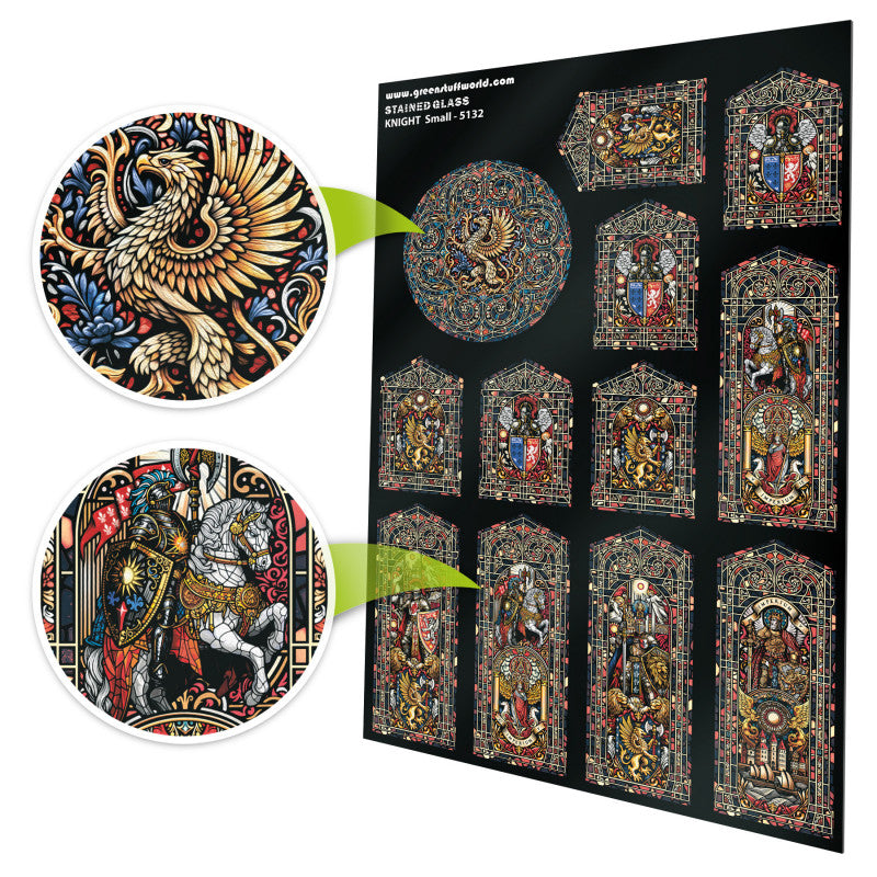 5132 - Knight Stained Glass - Small