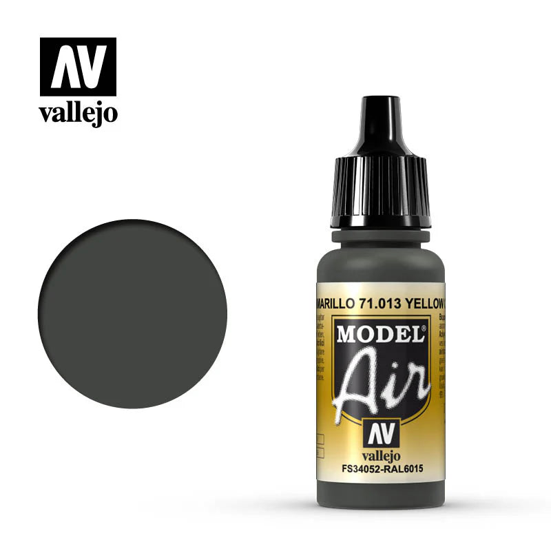 71.013 Yellow Olive - Vallejo Model Air -17 ML