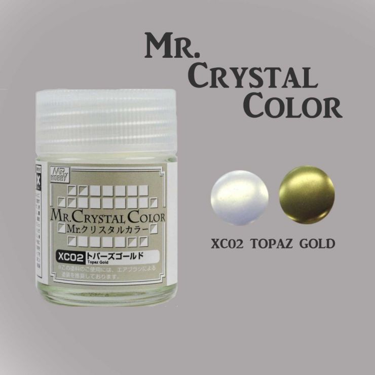 MR-XC02 - MR CRYSTAL COLOR - Topaz Gold