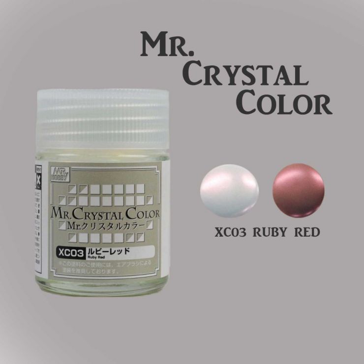 MR-XC03 - MR CRYSTAL COLOR - Ruby Red