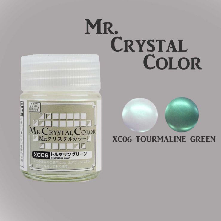 MR-XC06 - MR CRYSTAL COLOR - Tourmaline Green