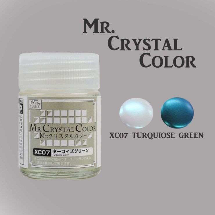 MR-XC07 - MR CRYSTAL COLOR - Turquoise Green