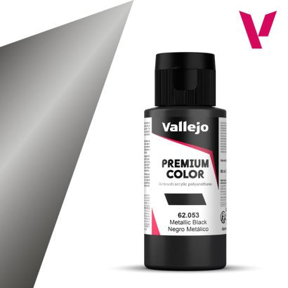 62.053 - Metallic Black - Premium Airbrush Color - 60 ml