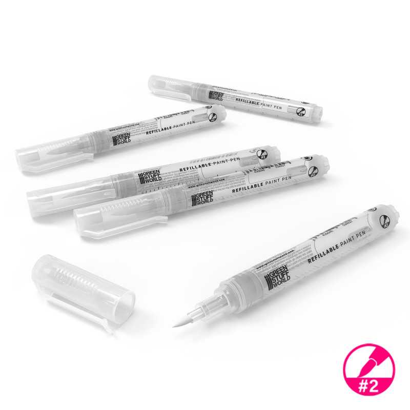 14194 - Refillable paint pen 2 (5 pens in pack)