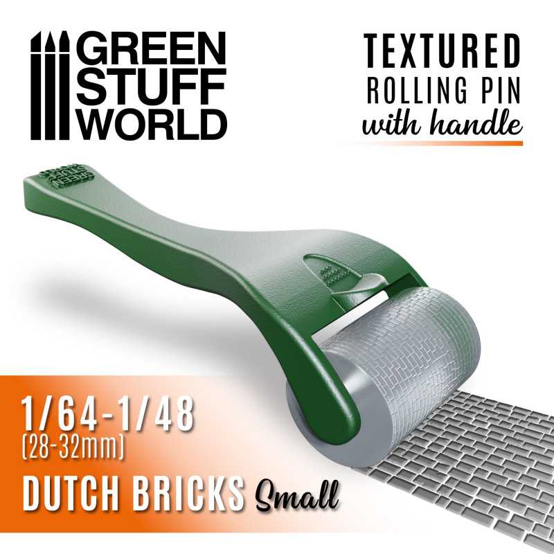 10489 - Rolling Pin with Handle - Dutch Bricks small