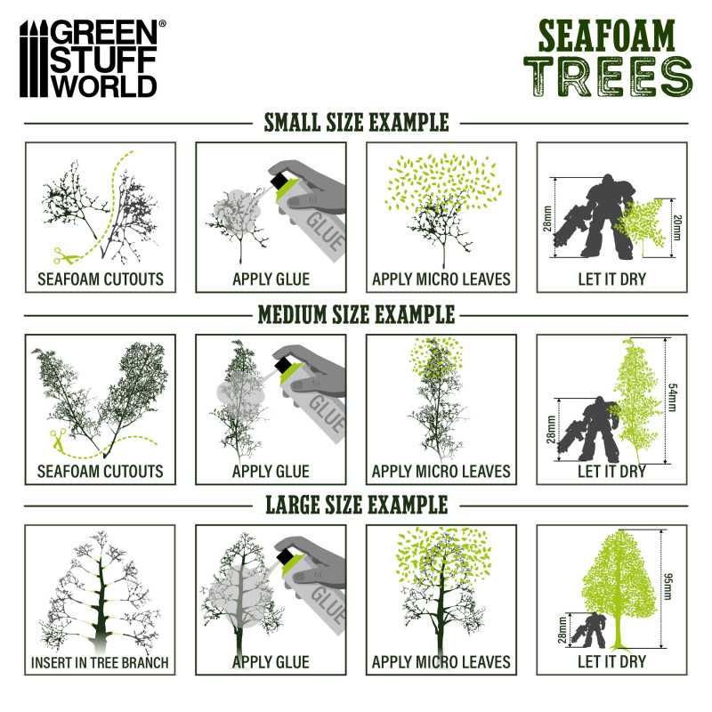 9345 - Seafoam Trees Mix - NEW PACKAGING