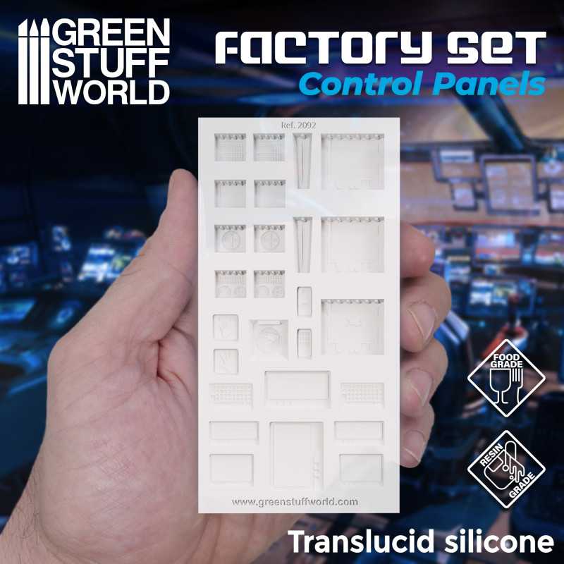 2092- CONTROL PANELS Silicone Mould