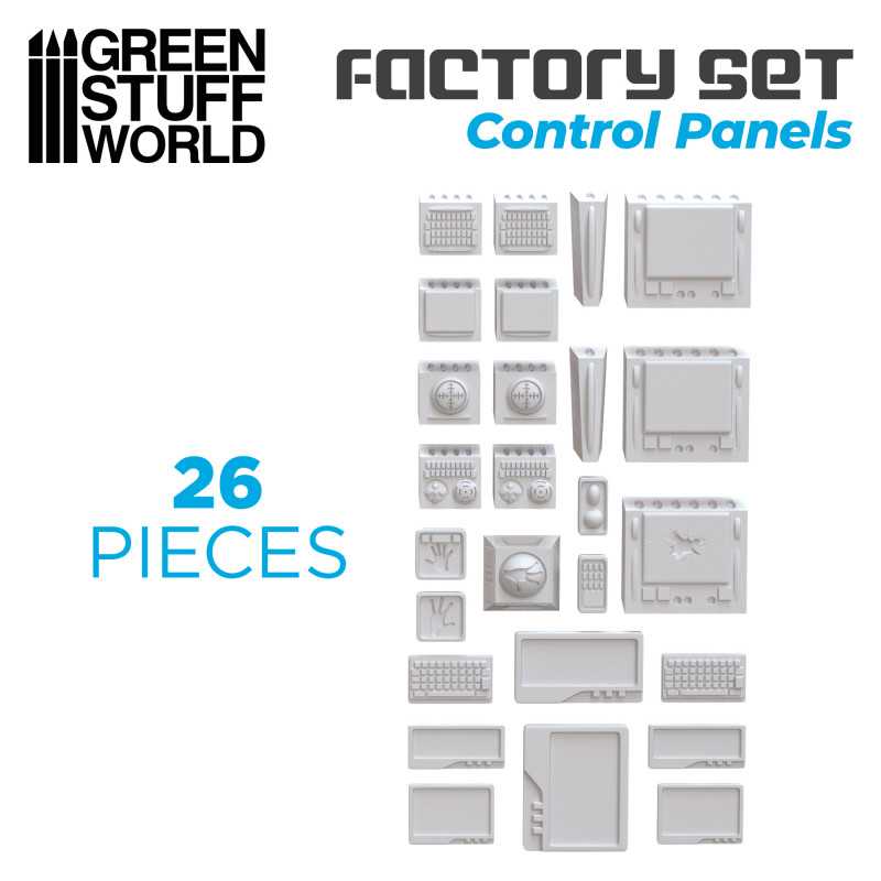 2092- CONTROL PANELS Silicone Mould