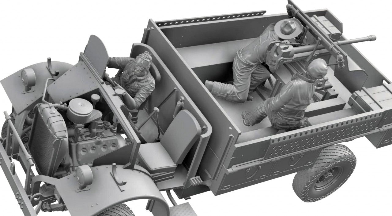 TM35312 - Thunder Models - 1/35 LRDG F30 Gun Truck Bonus Edition with action figures