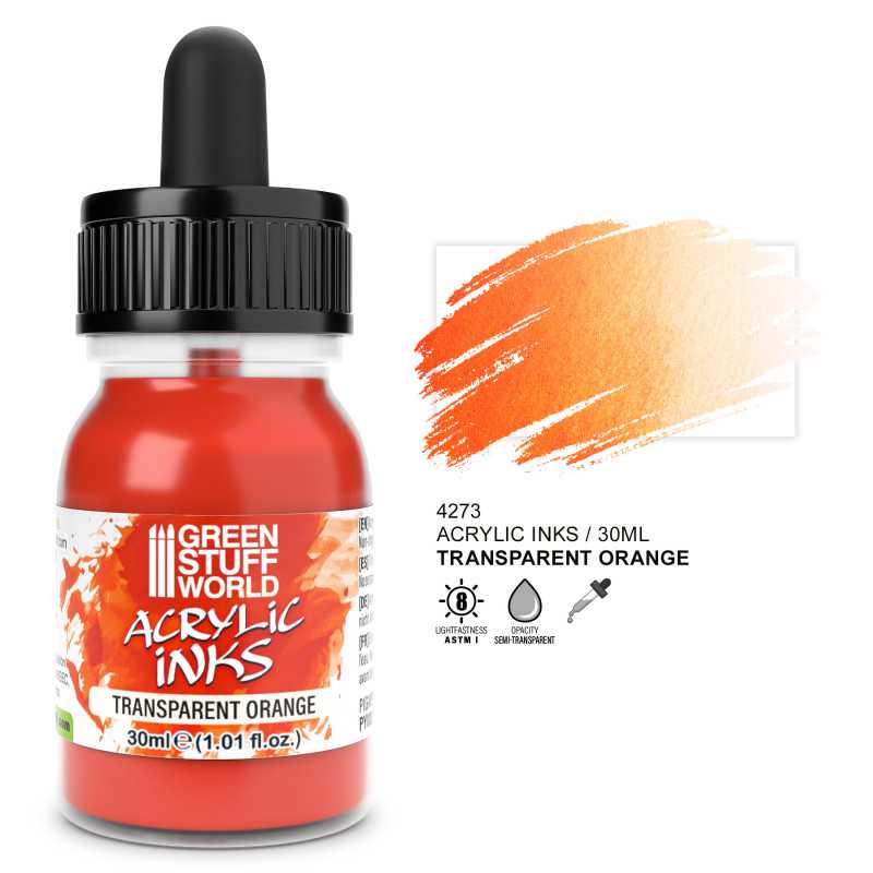 4273 - Transparent Acrylic Ink - Orange