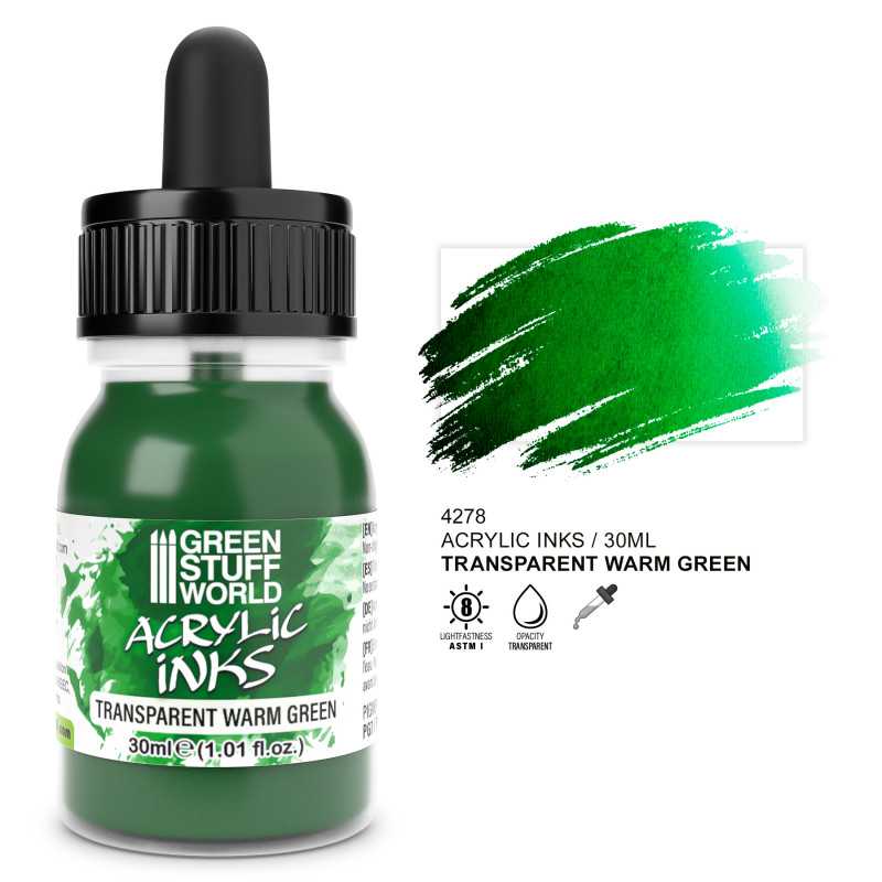 4278 - Transparent Acrylic Ink - Warm Green