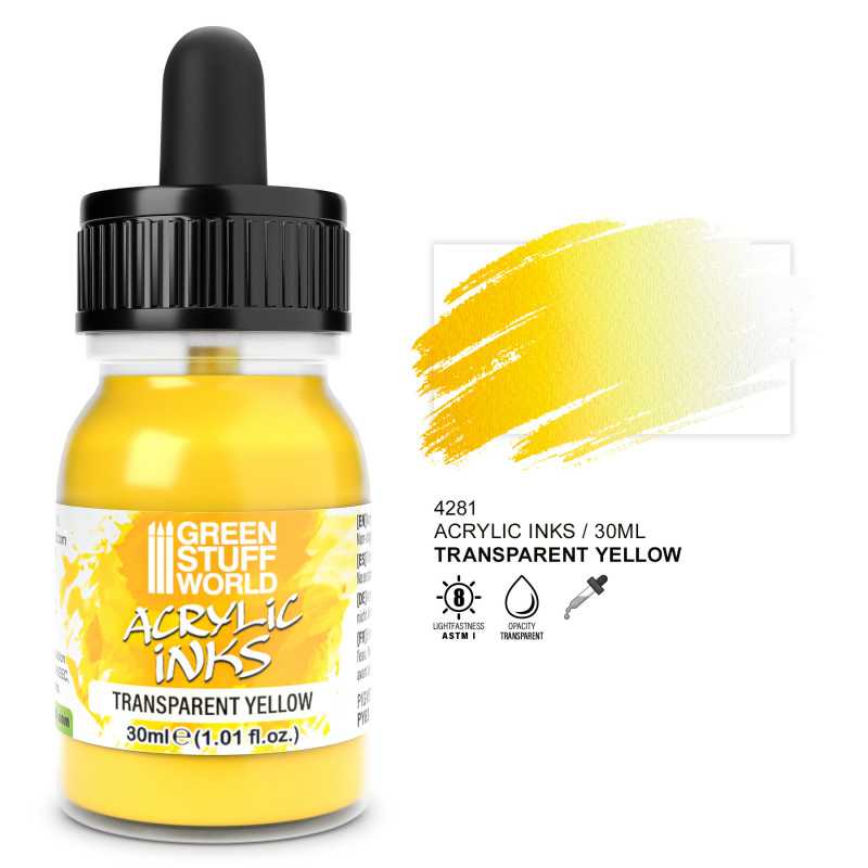4281 - Transparent Acrylic Ink - Yellow