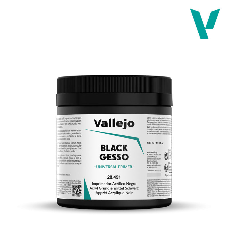 28.491 - Black Gesso 500 ml