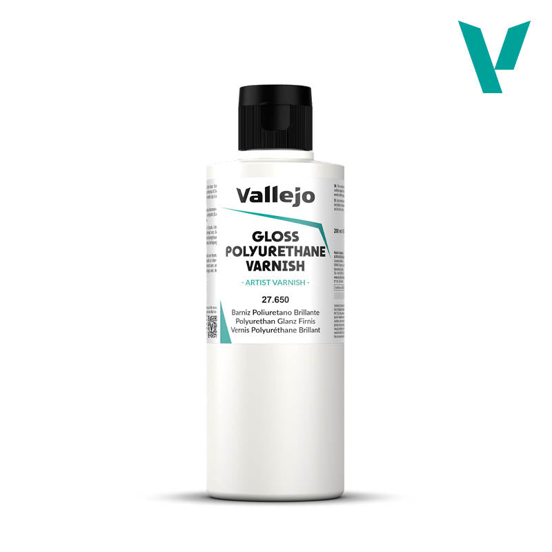 27.650 Polyurethane Gloss Varnish 650 - 200 ml- Vallejo Model Color