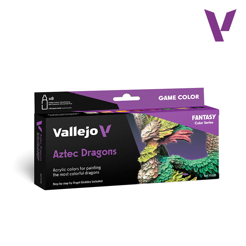 72.195  New Game Color Set - Aztec Dragons by A. Giraldez