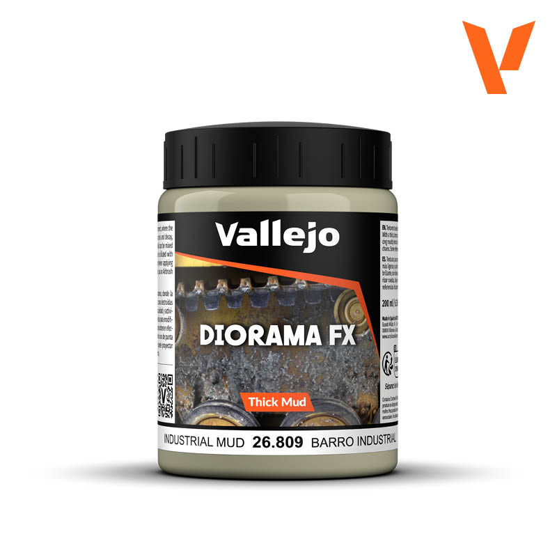 26.809  Industrial Thick Mud 200 ml - Vallejo Diorama Effects