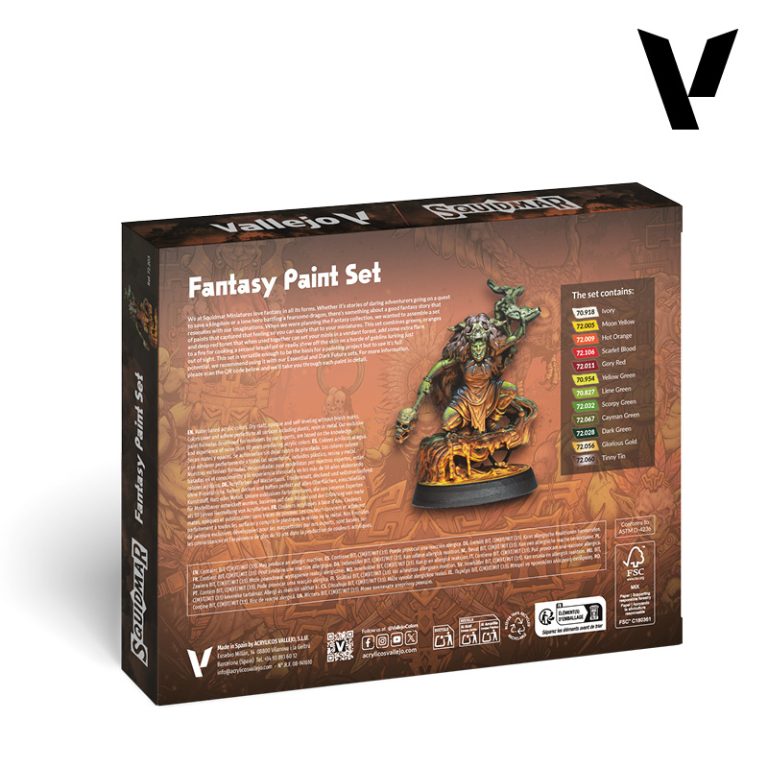 72.203 - Squidmar Fantasy Paint Set - Vallejo Game Color