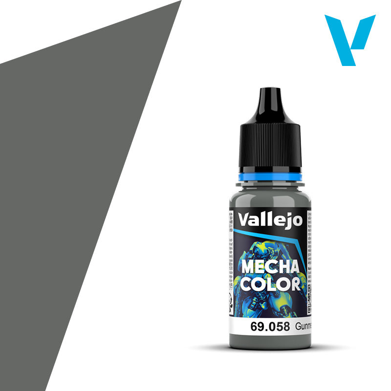 69.058 - Gunmetal - Metallic - Mecha Color - 18 ml