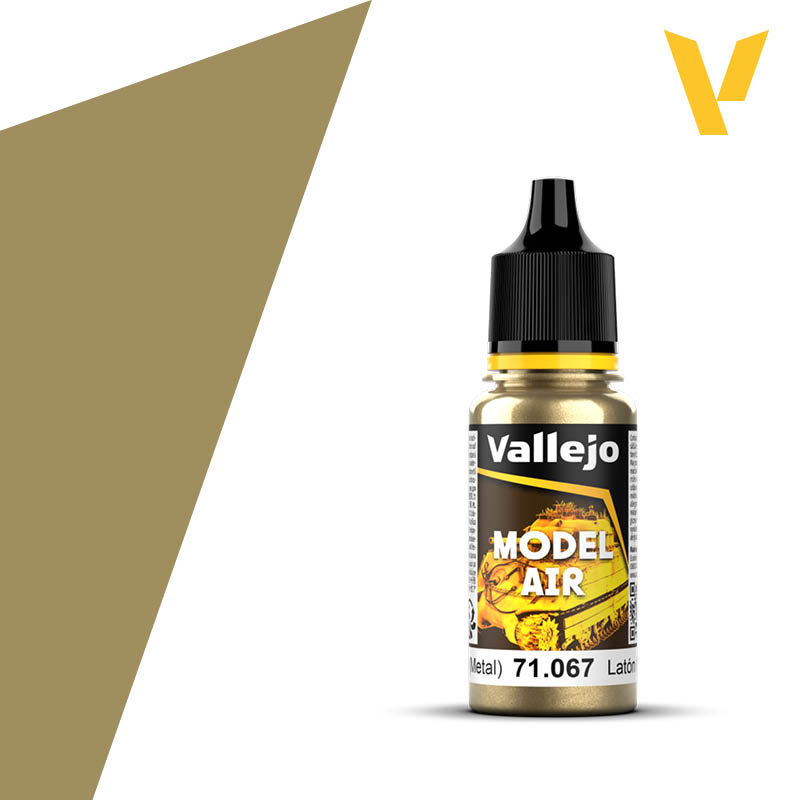 71.067 Bright Brass - Vallejo Model Air - 18ml
